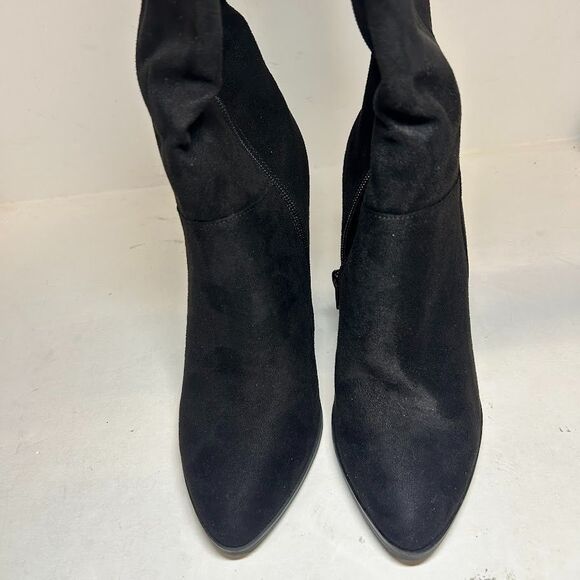 Journee Collection Womens 6.5 M XWC Black Knee High Heeled Riding Boots NIB JO7 - Picture 5 of 7